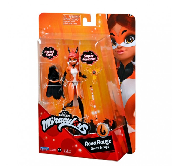 Кукла "Леди Баг и Супер-Кот" Рена Руж Miraculous 50404, 12 см с аксессуарами