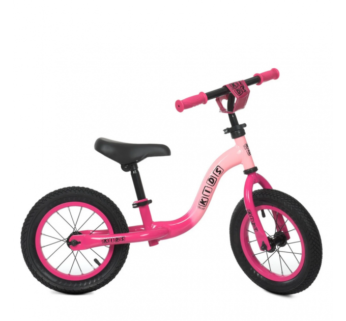 Беговел детский Profi Kids ML1201A-5 розово-фиолетовый, 12 дюймов