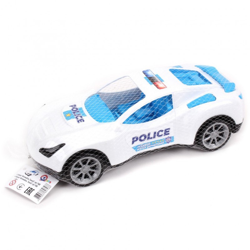 Детская игрушка "Полицейский спорткар" 7488TXK сетка, белый