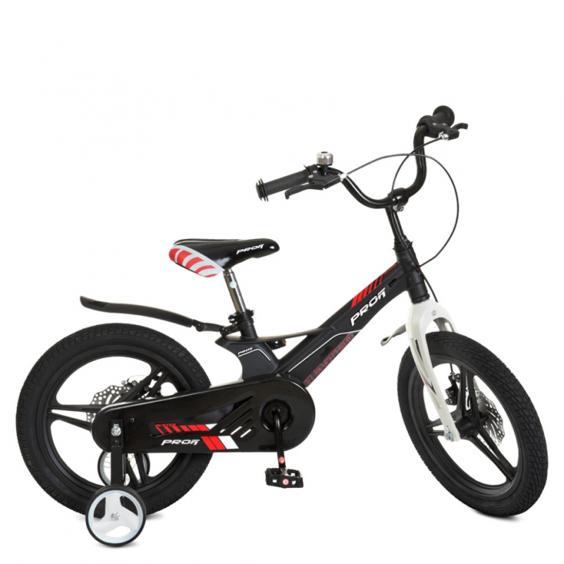 Велосипед детский PROF1 LMG16235 16 дюймов, черный