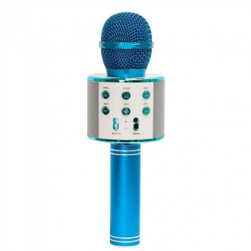 Караоке микрофон с колонкой WS-858 беспроводной