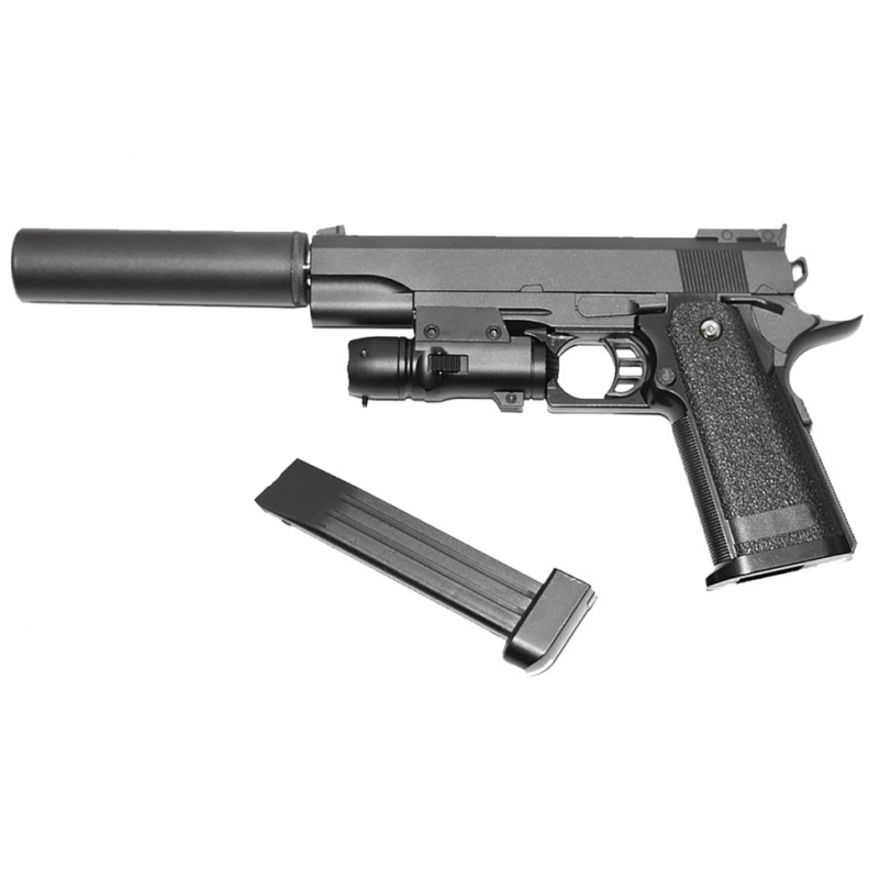 УЦЕНКА! Игрушечный пистолет на пульках Colt M1911 G6A-UC