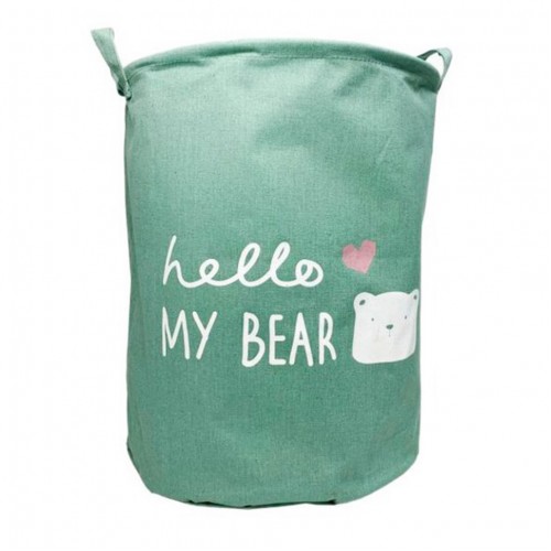 Корзина для игрушек и белья «Hello my bear» MGZ-1004(Green)