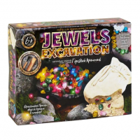 Набор для проведения раскопок 7576DT "Jewels Excavation" Камни JEX-01-02 Укр