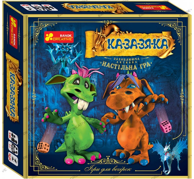 Детская настольная игра "Ка-за-зя-ка" 12120094 на укр. языке