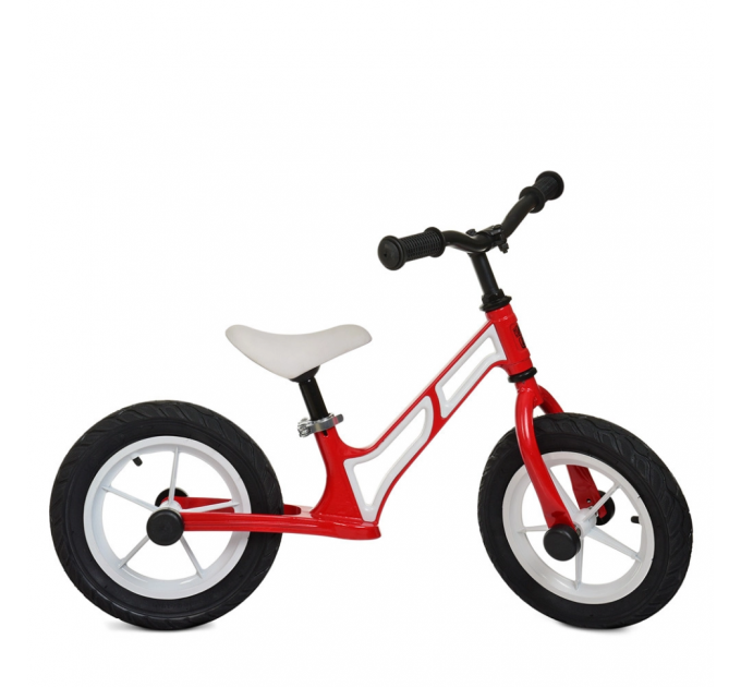 Беговел Profi Kids HUMG1207A-2 колеса 12 дюймов красно-белый