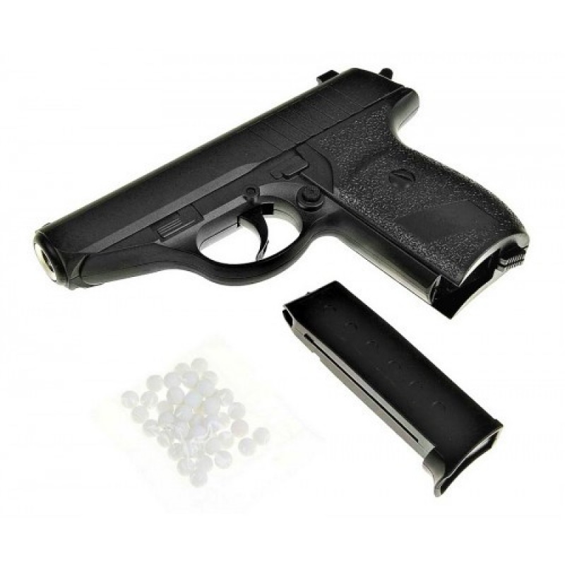 Детский пистолет на пульках "Копия Walther PPS" Galaxy G3 Металл, черный