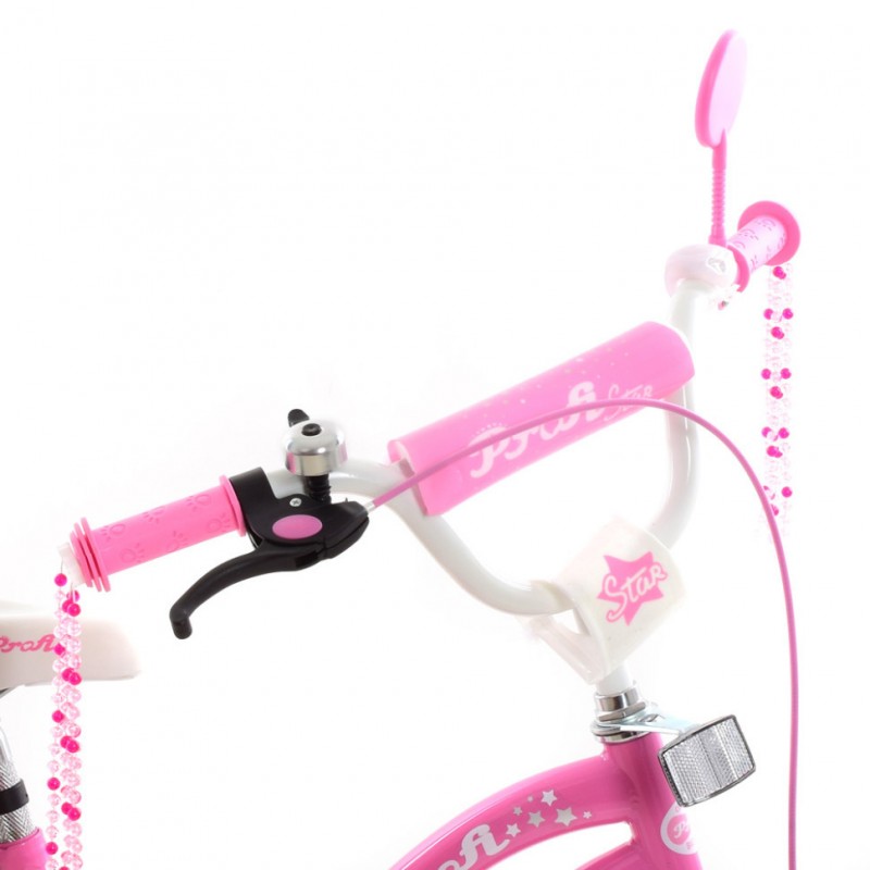 Велосипед детский PROF1 Y1691 16 дюймов, розовый