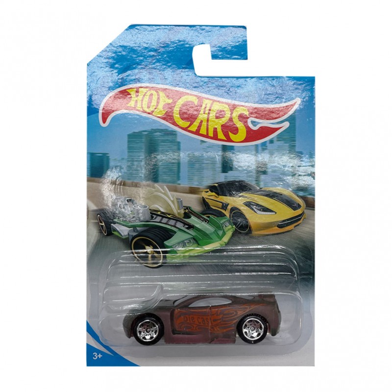 Машинка игровая металлическая Hot cars 324-89-7 меняет цвет, масштаб 1:64