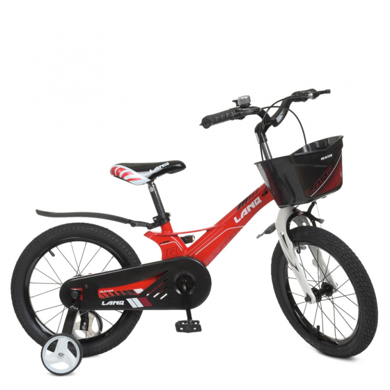 Велосипед детский LANQ WLN1650D-3N 16 дюймов, красный