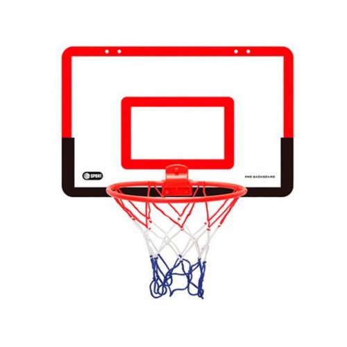 Баскетбольное кольцо MR 1178 щит 40 x 26 см, кольцо 25 см, сетка, мяч, насос