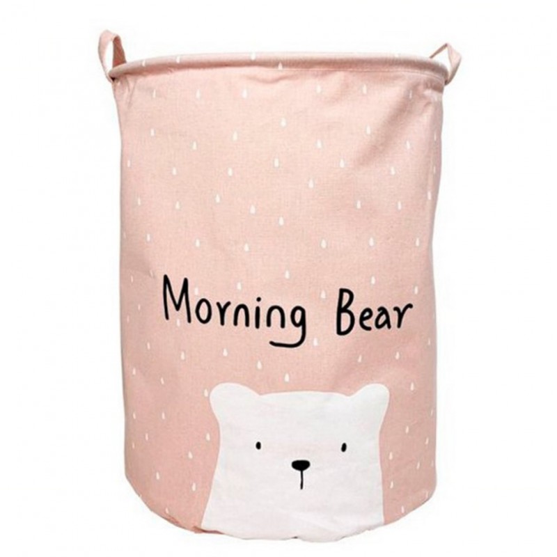Корзина для игрушек и белья «Morning bear» MGZ-1004(Pink)
