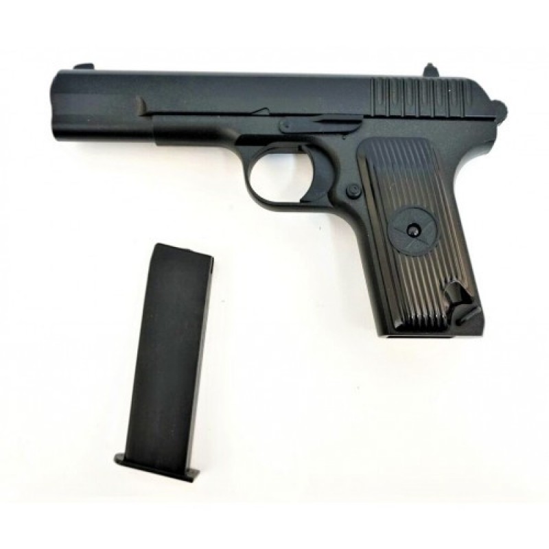 Игрушечный пистолет пистолет "Копия ТТ" Galaxy G33 Металл, черный