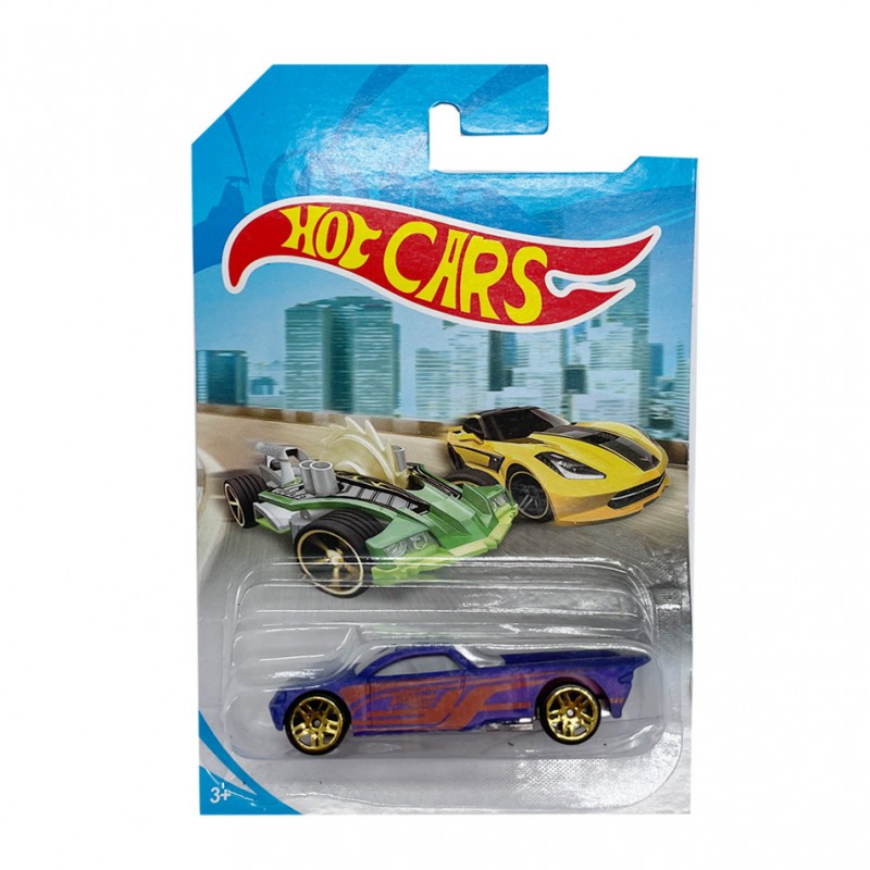 Машинка игровая металлическая Hot cars 324-89-8 меняет цвет, масштаб 1:64