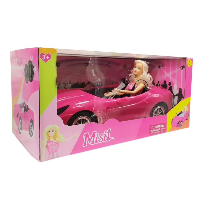 Детская кукла с машинкой 8228DEFA в коробке