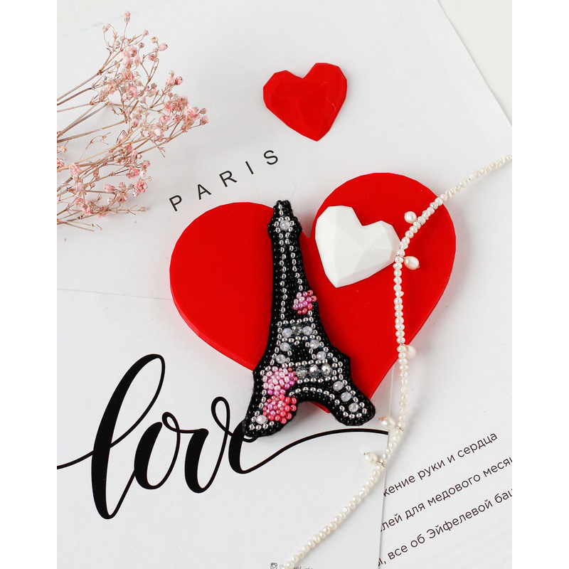 Набор для вышивания бисером «Сердце Франции» AD-099 украшения