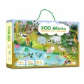 Детская обучающая игра с многоразовыми наклейками "ZOO Абетка" (КП-005) KP-005 на укр. языке