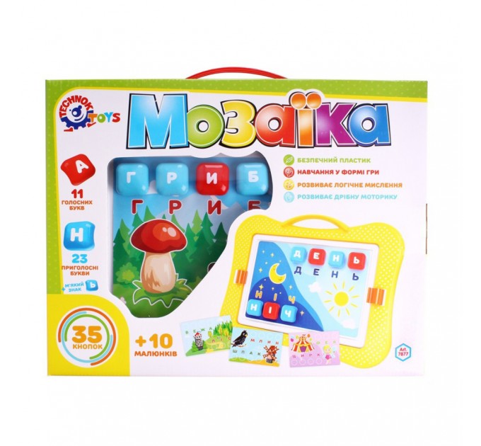 Игрушка "Мозаика-вкладыш ТехноК", арт.7877TXK