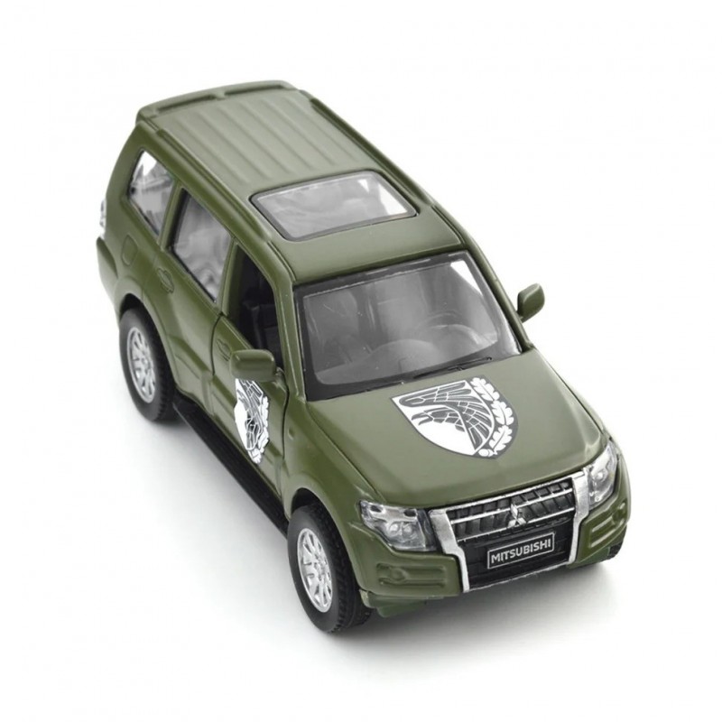 Автомодель серии "Шевроны Героев" Mitsubishi Pajero 4WD Tubro "93 ОМБр" 250283M