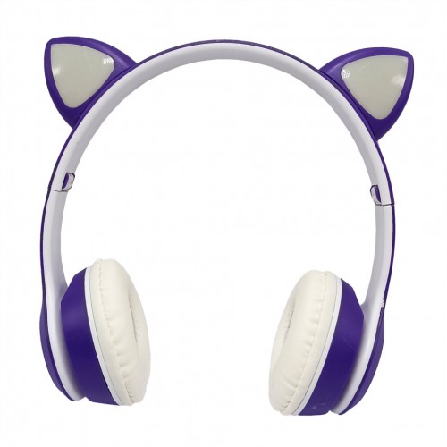 Детские наушники с кошачьими ушками VIV-23M(Violet)