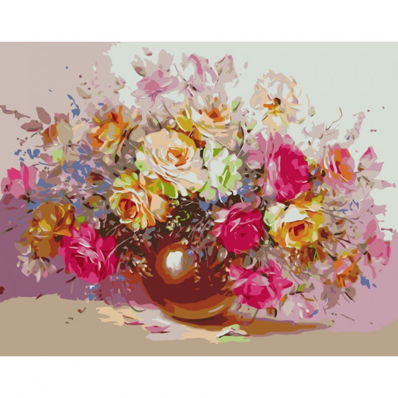 Картина по номерам "Взрыв роз" Art Craft 13142-AC 40х50 см