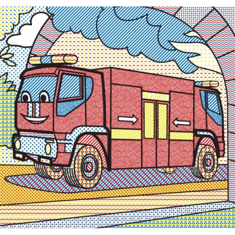 Водні розмальовки "Машини рятувальники" (укр) Папір Різнобарв'я (149290)