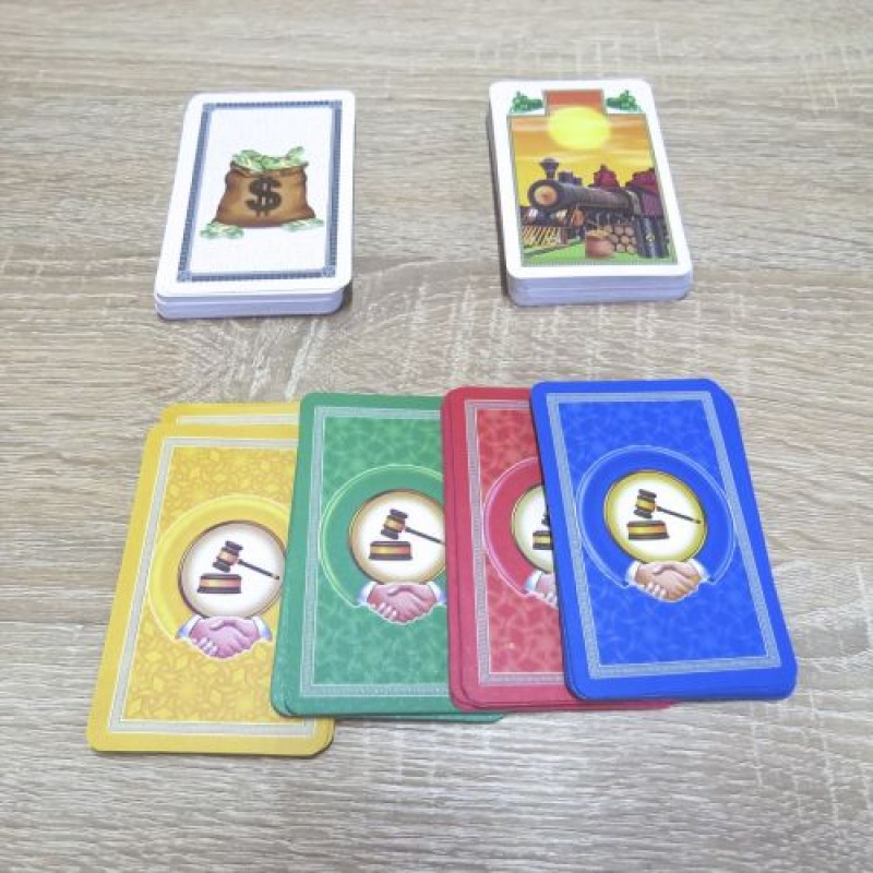 Карткова гра "Купи-продай" Комбінований Золотистий (173191)