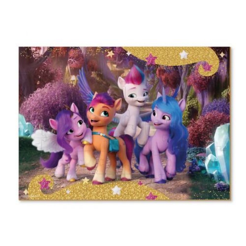 Пазли "My Little Pony: Чарівний ліс", 60 елементів Комбінований Різнобарв'я (194038)