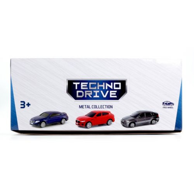 Машинка пластикова "Techno Drive" (мікс) Пластик Різнобарв'я (222476)