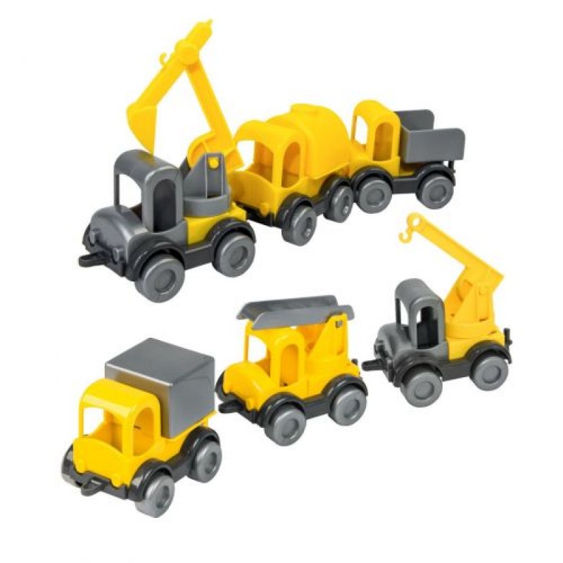 Машинка "Kid cars: Будівельна техніка" (мікс) Пластик Жовтий (227799)