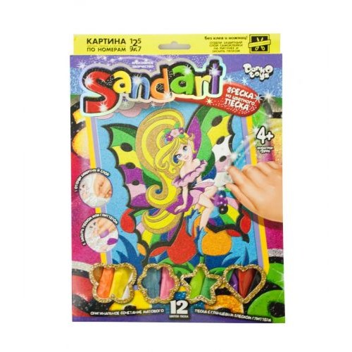 Набор для творчества "Sandart" Волшебная фея SA-01-10 SA-01-01,02,0