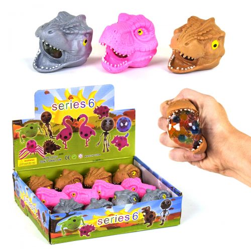 Набор игрушек антистресс с орбизами "Динозавр" (12 шт) C37538