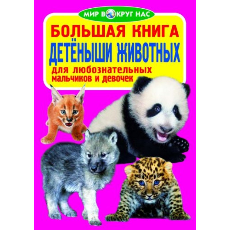 Книга "Большая книга. Детёныши животных" (рус) F00012688