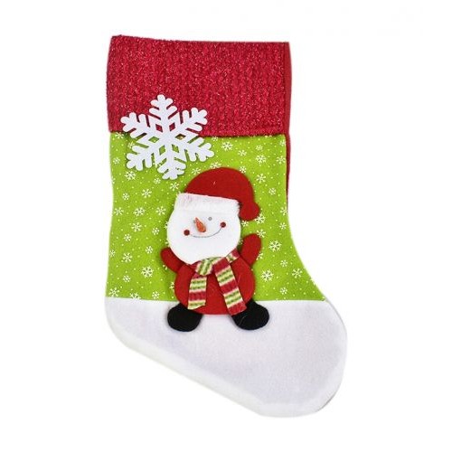 Рождественский носок для подарков "Снеговик" C30441