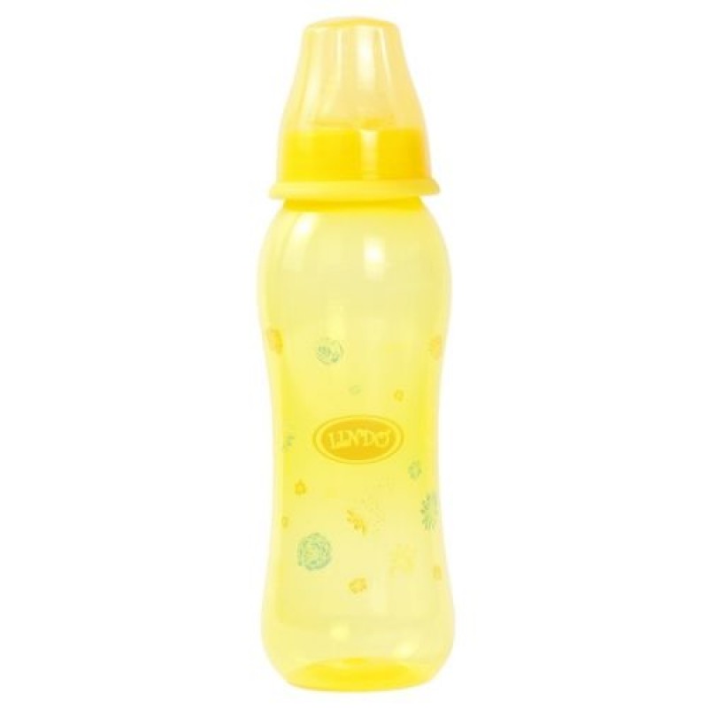 Пляшка для годування, 250 мл, жовтий Пластик силікон Жовтий (156734)
