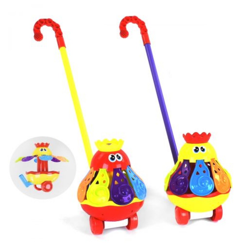 Іграшка-каталка "Дзвіночок" Пластик Різнобарвний (163892)