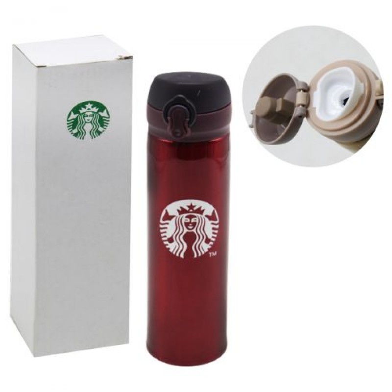 Термос "Starbucks" 500 мл, червоний Метал Червоний (168018)