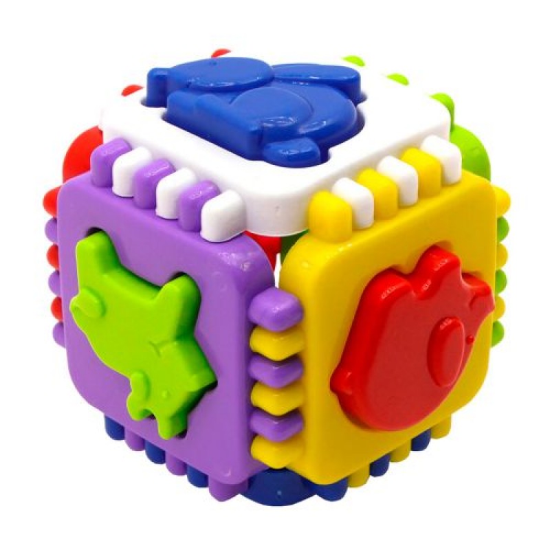 Сортер "Логічний куб" Пластик Різнобарв'я (177606)