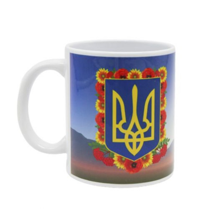 Чашка "Україна у квітах" Кераміка Різнобарв'я (185873)