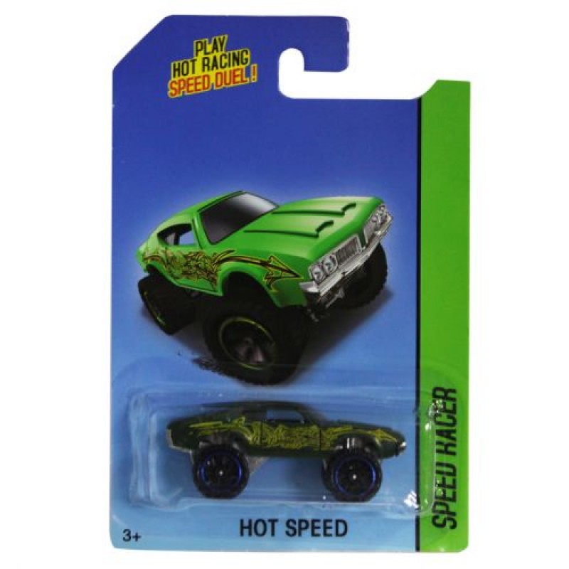 Машинка металева "Speed Racer: Зелений маслкар" Метал пластик Зелений (197671)