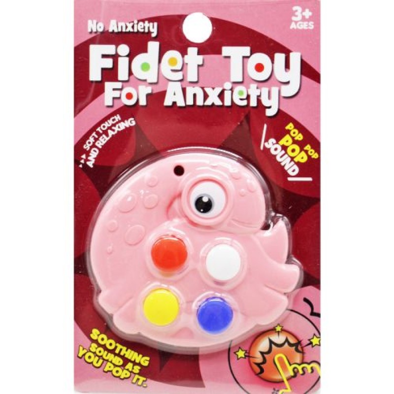 Іграшка-антистрес "Fidget Toy: Динозаврик", рожевий (вид 1) Комбінований Рожевий (200733)