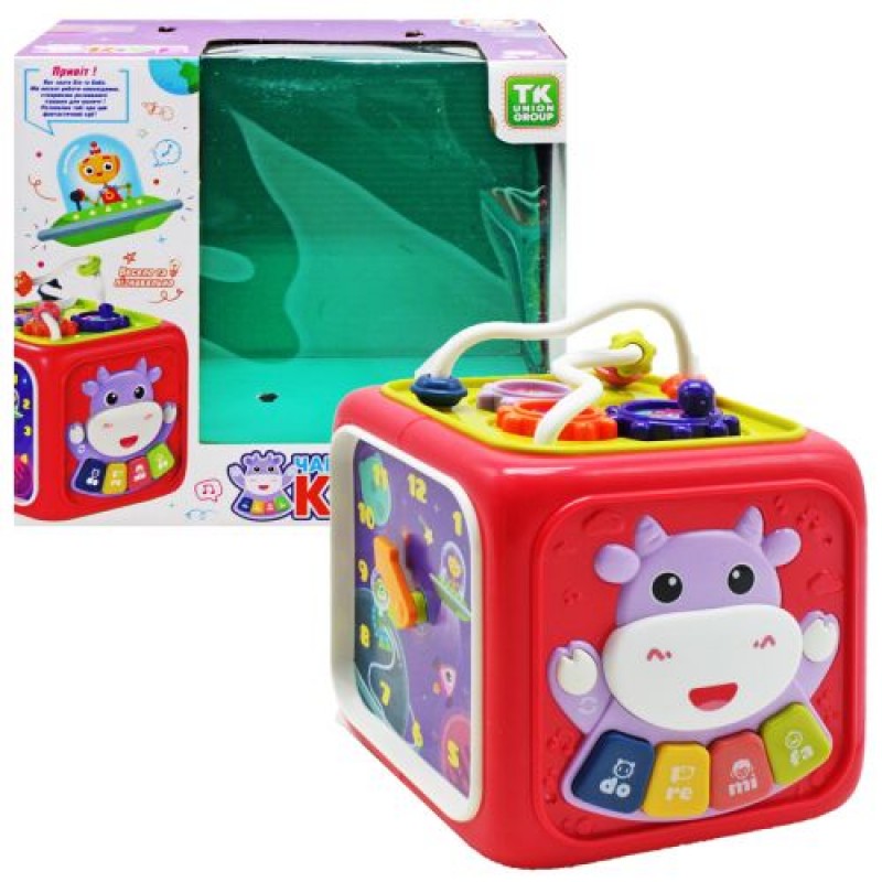 Розвиваючі іграшки "Чарівний куб", червоний Пластик Різнобарв'я (201300)