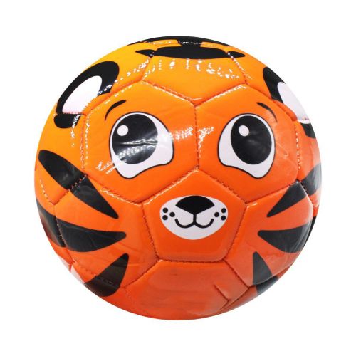 Уцінка. М`ячик футбольний №2 "Тигр" (помаранчевий) - здувається (210625)