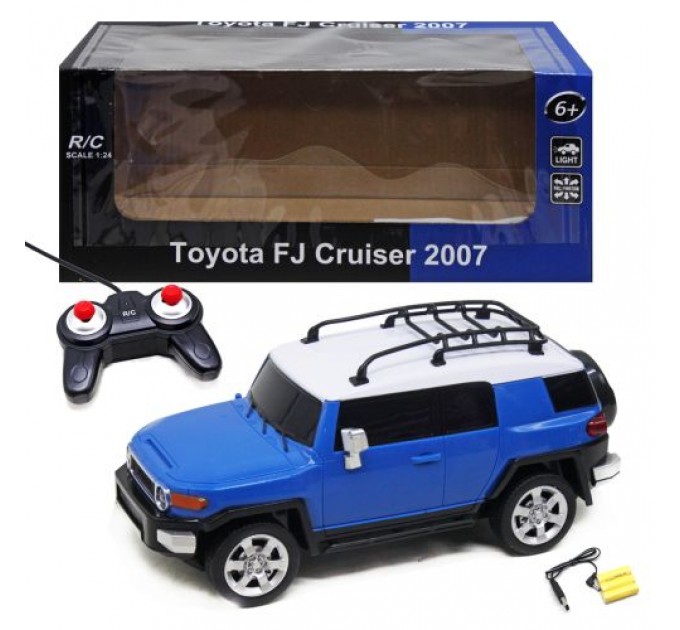 Машинка на радіокеруванні "Toyota FJ Cruiser 2007" (синя) Пластик Синій (218926)