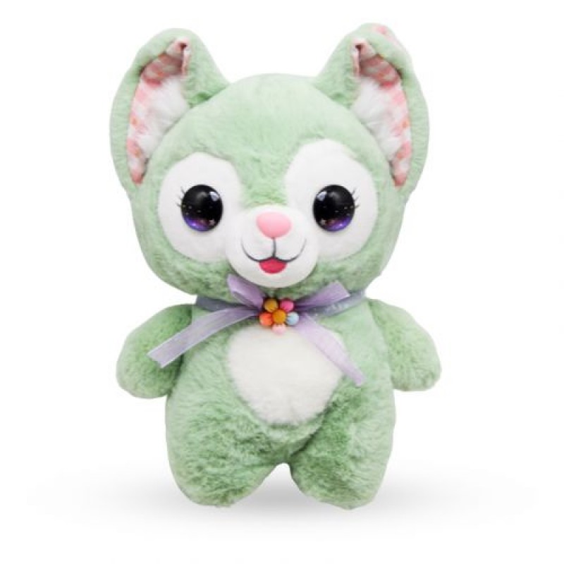 Мʼяка іграшка "Котик" 23 см, зелений Комбінований Зелений (219256)