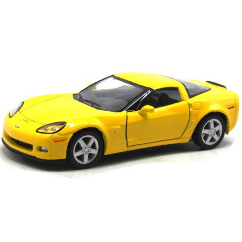 Машинка металева "Chevrolet Corvette Z06 2007", жовтий Комбінований Жовтий (219742)