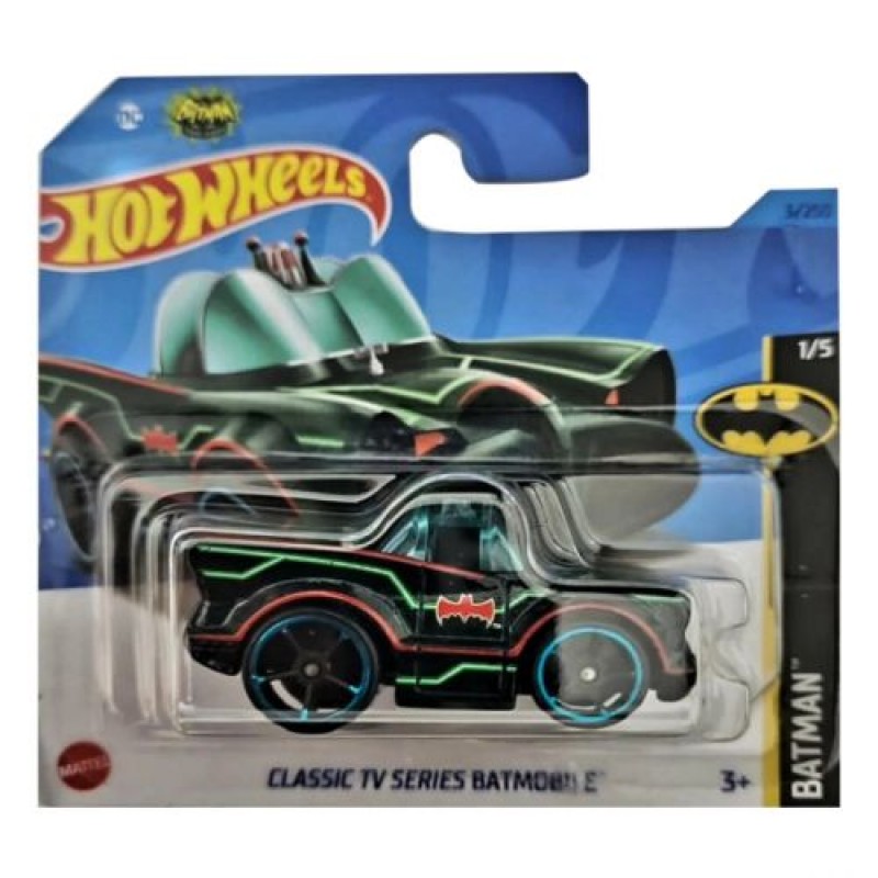 Машинка "Hot Wheels; Classic TV Series Batmobile" (оригінал) Металл Різнобарв'я (222840)