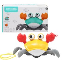 Заводна іграшка "Cute crab" (жовтий) Пластик Жовтий (223814)