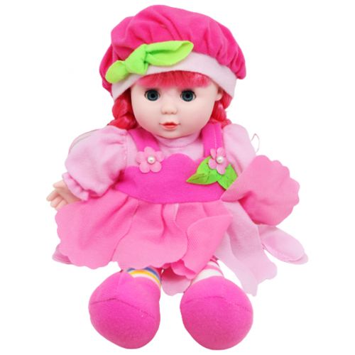 Мʼяка лялька "Lovely doll" (рожева) Комбінований Рожевий (224456)