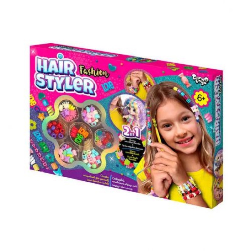 Набір для плетіння "Hair Styler. Fashion" 2 в 1 Комбінований Різнобарв'я (225738)
